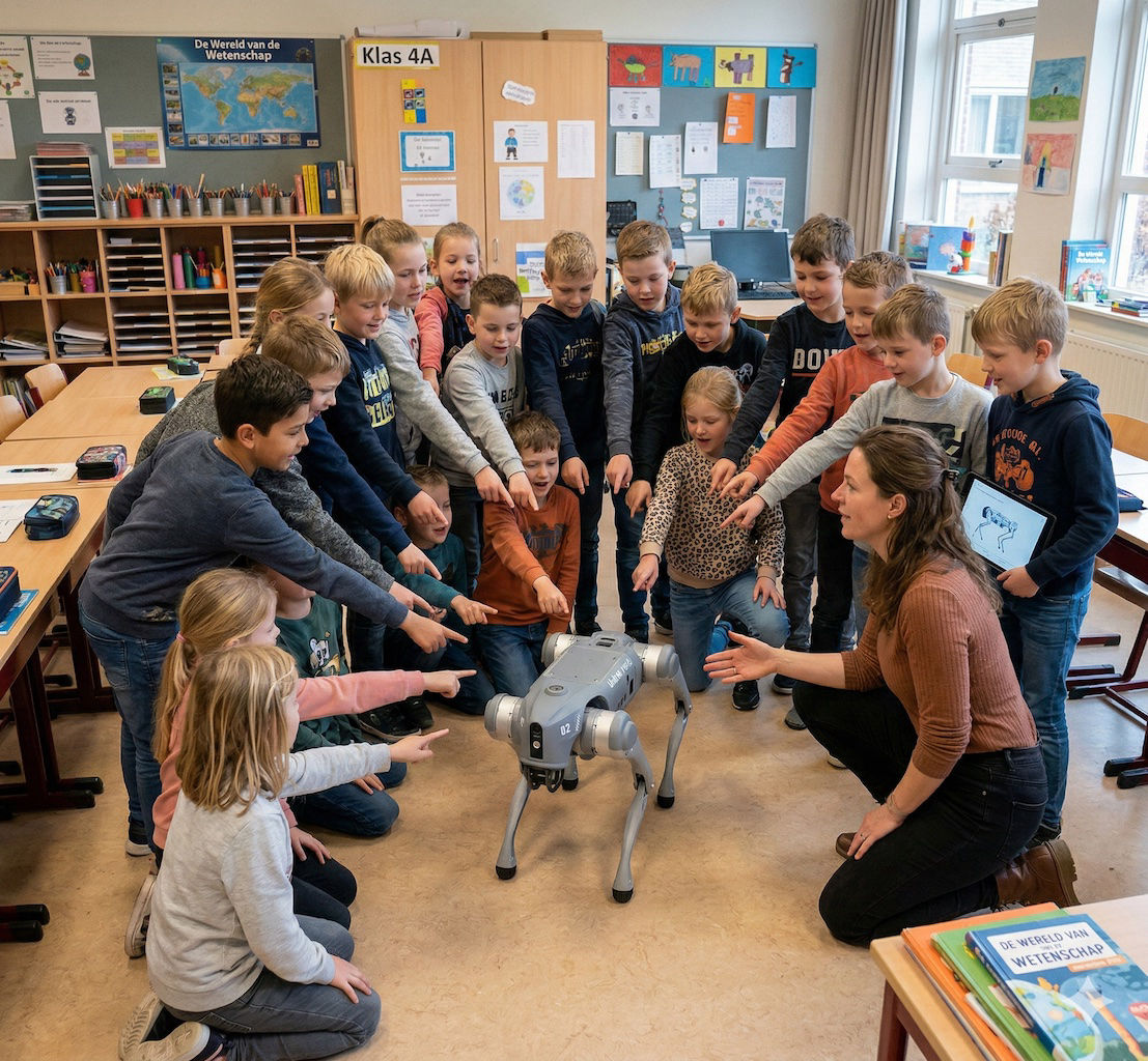 robothond voor evenement